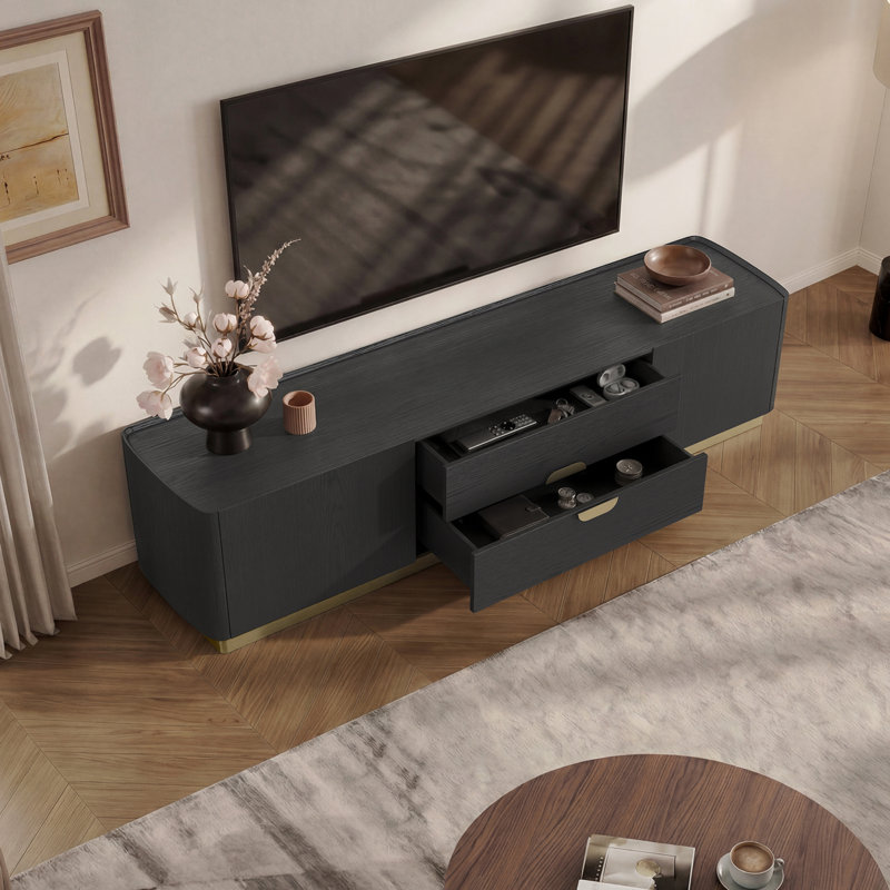 Meuble télé 78,7 po avec tablettes réglables 78,7 po