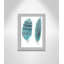 «Feathers in Turquoise II», art encadré-47566107-47566112