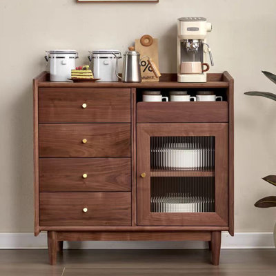 Petite armoire d'appoint en verre