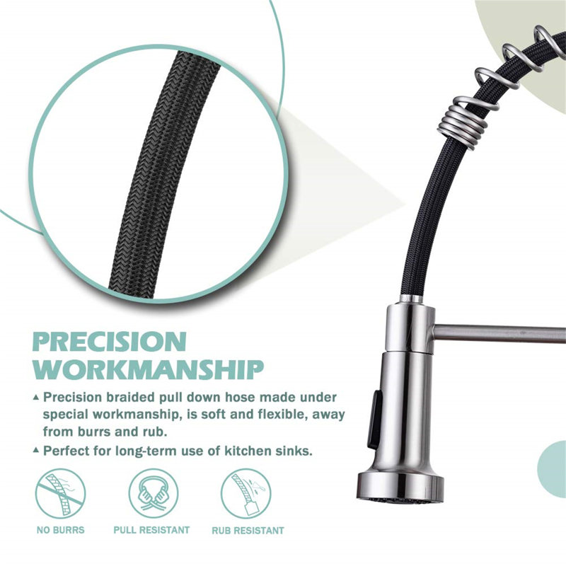 Nbarthome Pull Down Kitchen Faucet