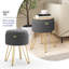Repose-pieds rond en velours plissé avec rangement-1026732529-1026732494