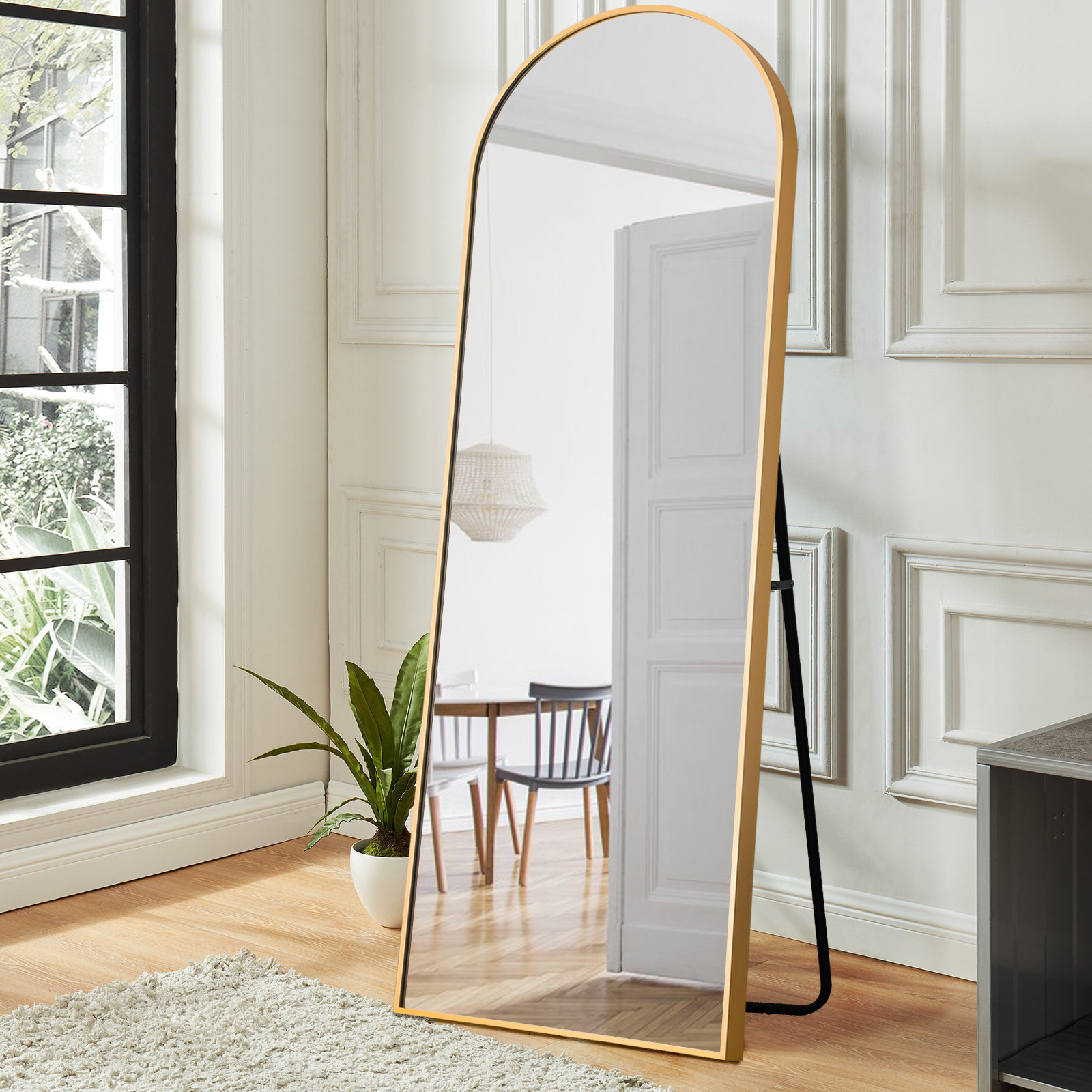 Everly Quinn Modern Arch Full Length Floor Mirror - Wayfair Canada