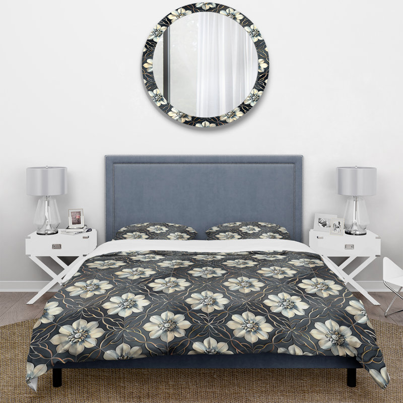 Ensemble de housse de couette Traditional, Housse de couette très grand + 2 très grandes ta