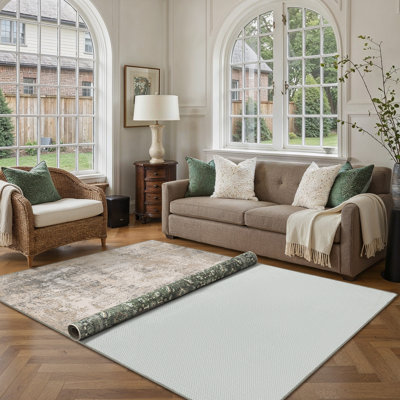 Sous-tapis antidérapant à double surface avec bords cousus 0,12 po Lincoln