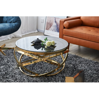 Coffee table Luxor silver 80 cm