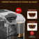 20 Bar Automatic Espresso Machine with Built-In Grinder, Office Coffee Machine with Lcd Touch Control Panel and Double Boiler System, Auto-Cleaning Quiet Coffee Maker for Beginners