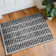 Bohemian Stripe Lines Shag Rug – White – Medium Pile, Textured Look, Easy To Clean