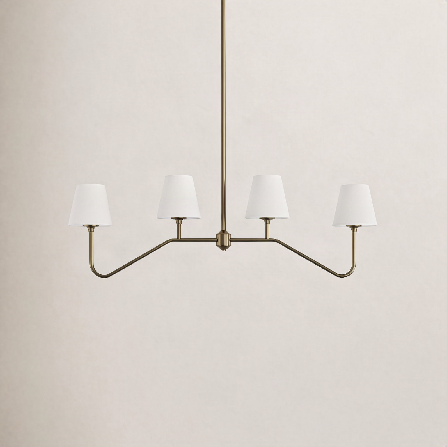 Lane 4-Light Chandelier, Vibrant Gold