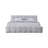 Gray Chenille Eastern King Bed