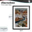 Impression encadrée sous verre Canyon Textures Impression par Glass-700715000-700715007