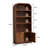 70.86'' Tall Arched Storage Display Cabinet-274145972