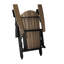 Chaise Adirondack pliante, noire-1930660662