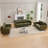 Bobur 3 - Piece Living Room Set-2107937271