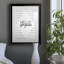 Hello Gorgeous - Art textuel avec cadre photo-1397069583-1397069578