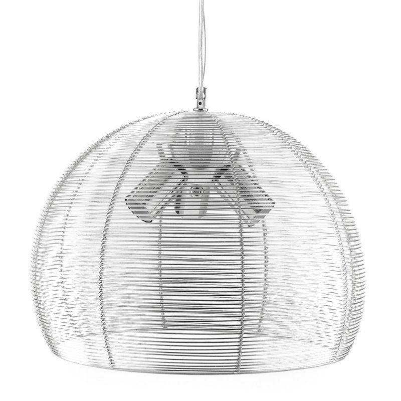 Selene 3 - Light Aluminium Dome Pendant