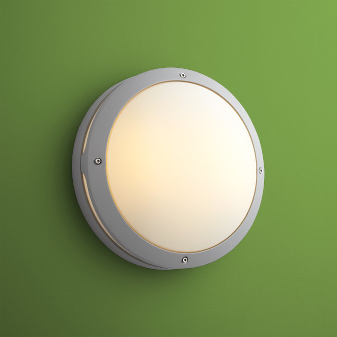Flush Mounted Sconce, Gray