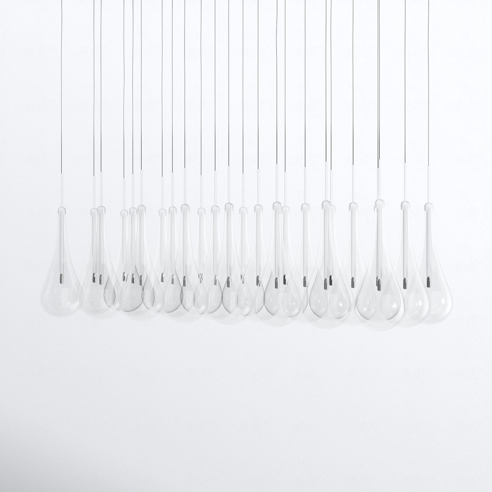 Deva 24 Light Glass Dimmable Pendant
