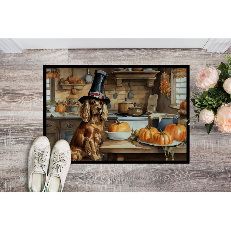 Kirkenes Non-Slip Halloween Doormat, 24" W x 36" L