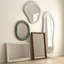 Oval Wall and Leaning Mirror
