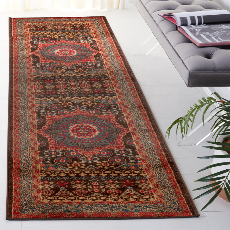 Hadassah Oriental Hand Woven Area Rug, Runner 66 x 244 cm