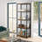 75"H Wilhelmine Etagere Bookcase