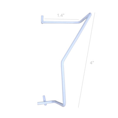 White Metal Right Half Pocket Accessories for Greeting Card Post Card Calendars Magazine Display