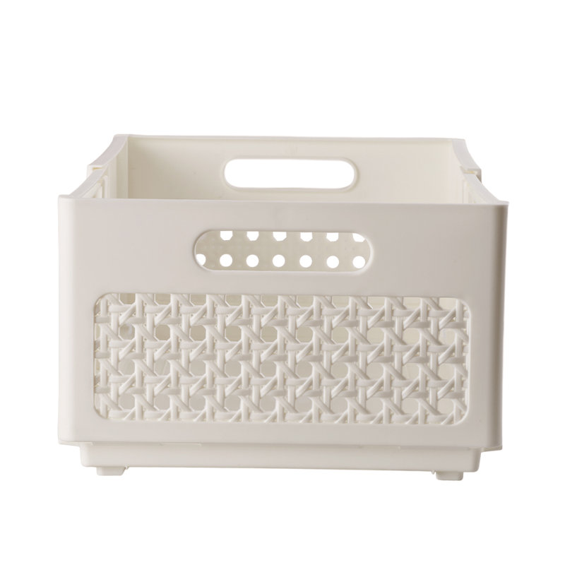 Rebrilliant Bertrando Polyethylene Plastic Decorative Basket, 15" H x 25" W x 28" D
