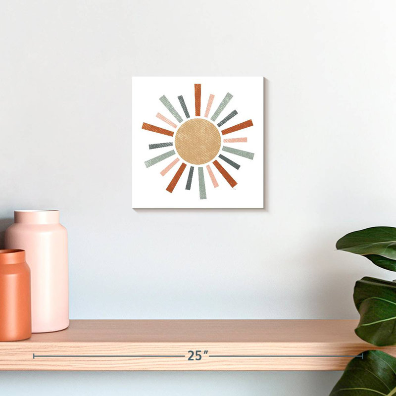 Oberle Rustic Rainbow Sun, 10" H x 10" W