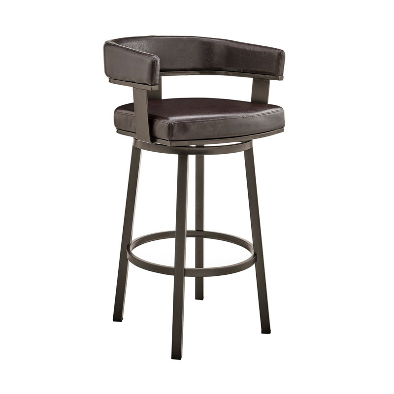 Jack - Tabouret de bar à hauteur de comptoir, chaise pivotante