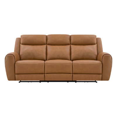 Genuine Leather Power Reclining Sofa