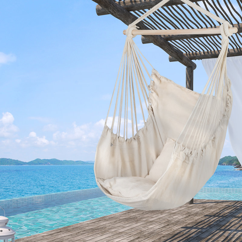 Tabitha 1 Person Chair Hammock, White