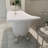 61" x 28" Freestanding Soaking Acrylic Bathtub