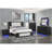 Beverly Black And White Nightstand