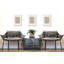 Housse et insert de coussin rectangulaire intérieur / extérieur en mélange de polyester / polyester Ikom-83783693
