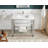 ANZZI Orchard Series 22 " Solid Surface Rectangular Bathroom Sink and Overflow Hole-54377273