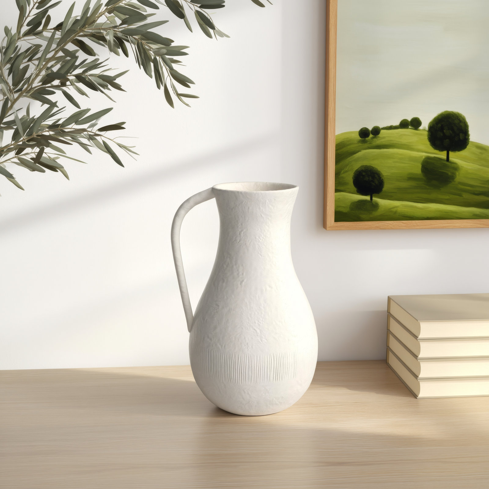 Rouen 10'' Ceramic Table Vase