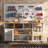 Expandable Garage Workbench With Locking Casters