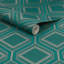 Superfresco Savile Row Geometric Metallic Wallpaper-555704405