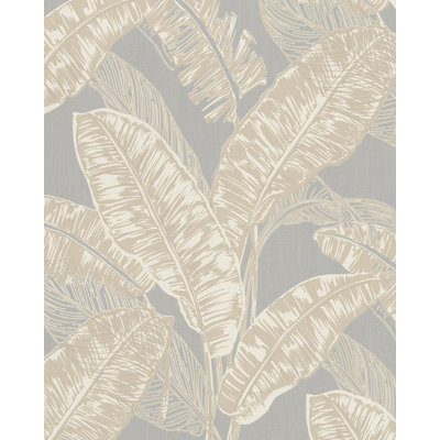 Kristyna Tropical Leaf Print 10m x 53cm Wallpaper Roll