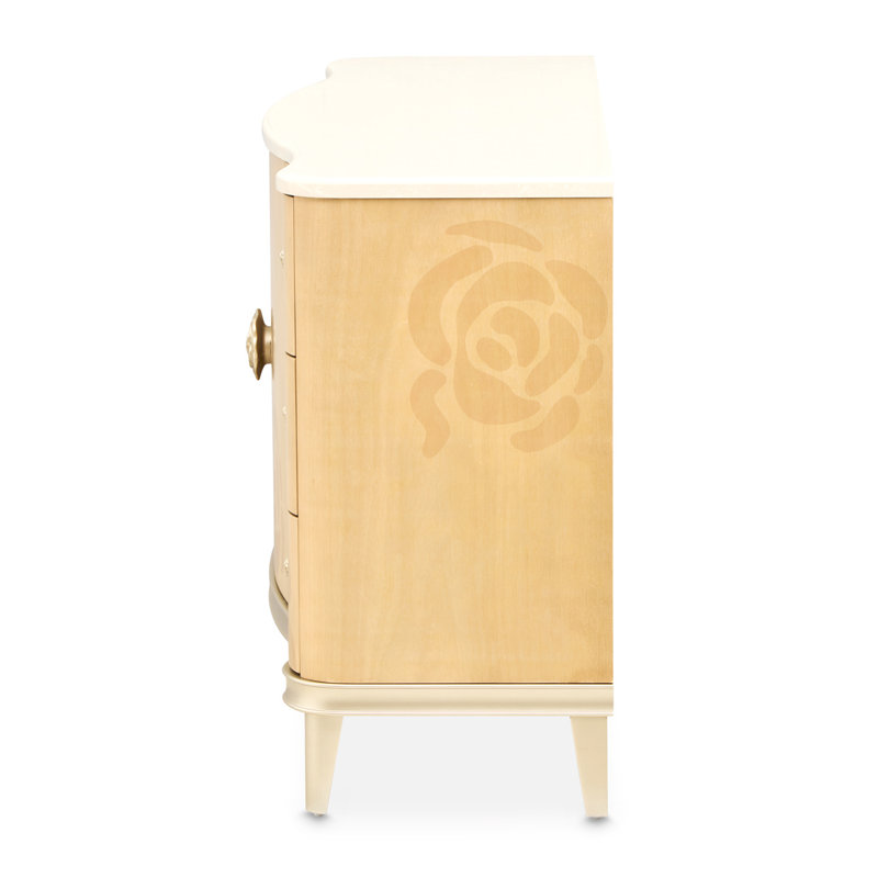 Camellia Field Caramel 6 - Drawer Dresser