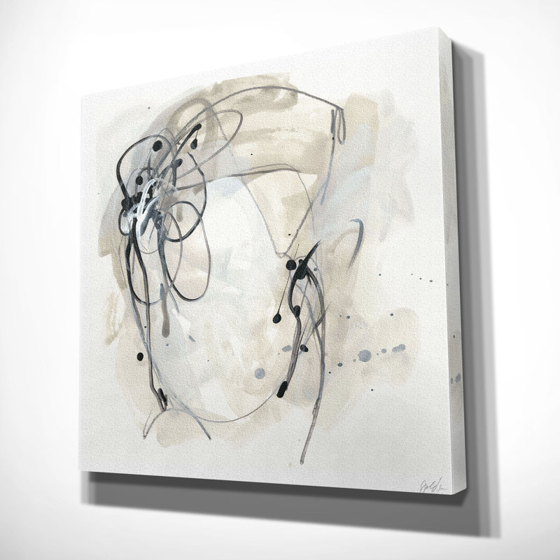 Monochrome Diaspora II - Painting Print, 16" H x 16" W x 1.5" D, Wrapped Canvas