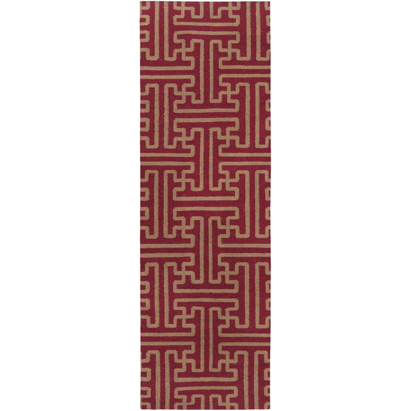 Berkley Wool Geometric Indoor Rug, Runner 2'6" x 8'