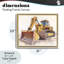 Cadre flottant industriel avec dessin de bulldozer, design par Steve Hunziker-1093734690-1093734693