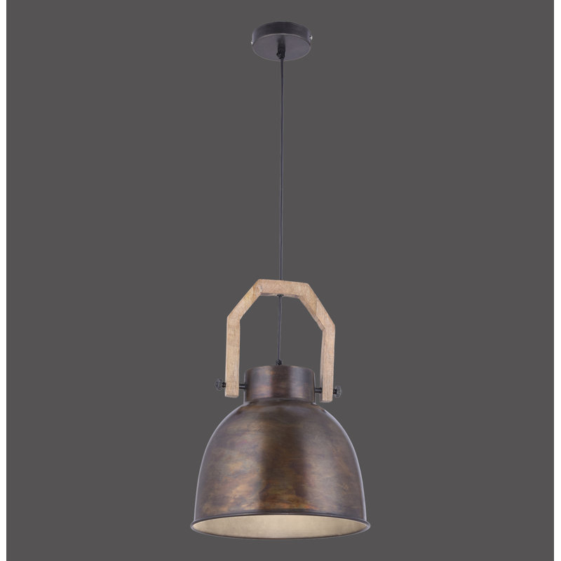 Mamie 1 - Light Brown Dome Pendant