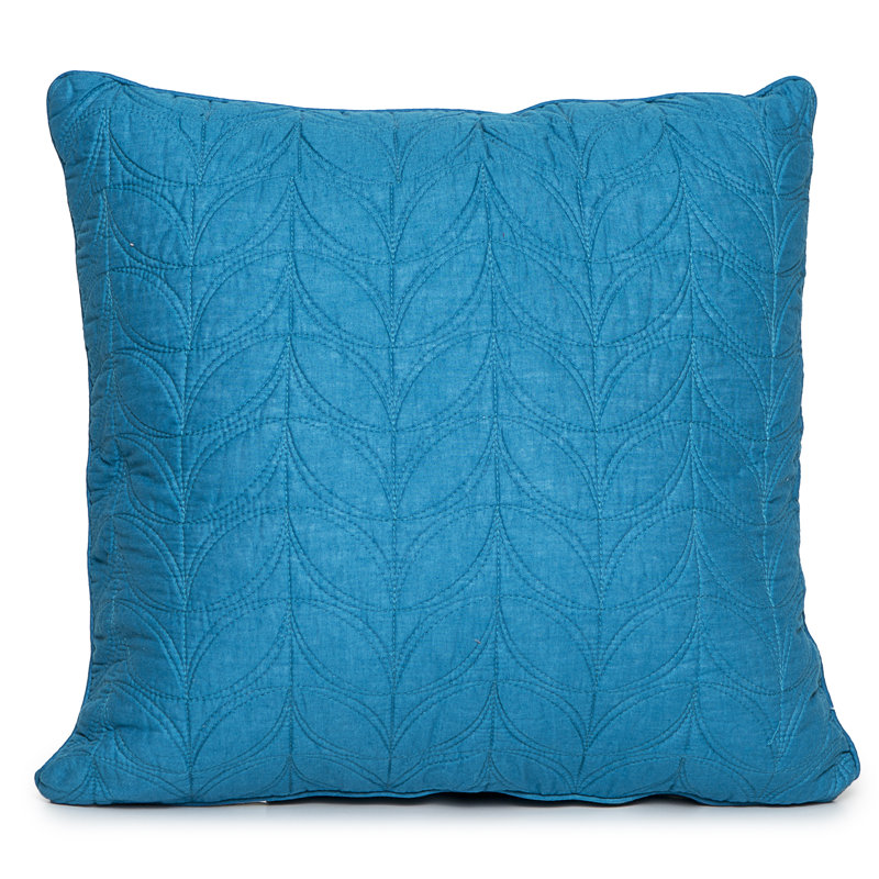 Coussin décoratif en coton, Bleu sarcelle