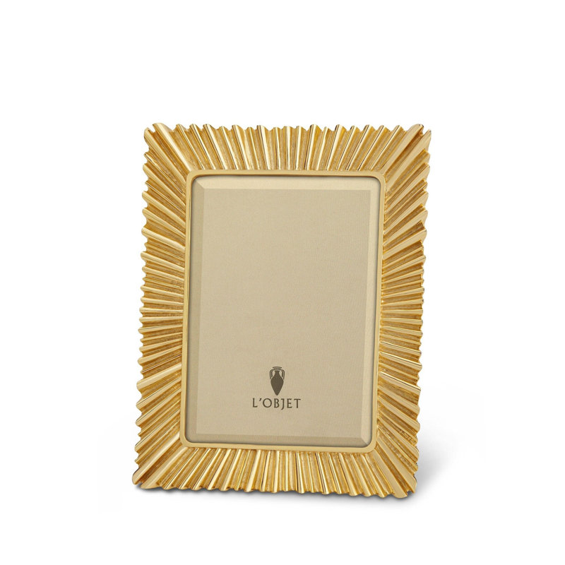Ray Frame - Gold 5x7, 4" W x 6" H