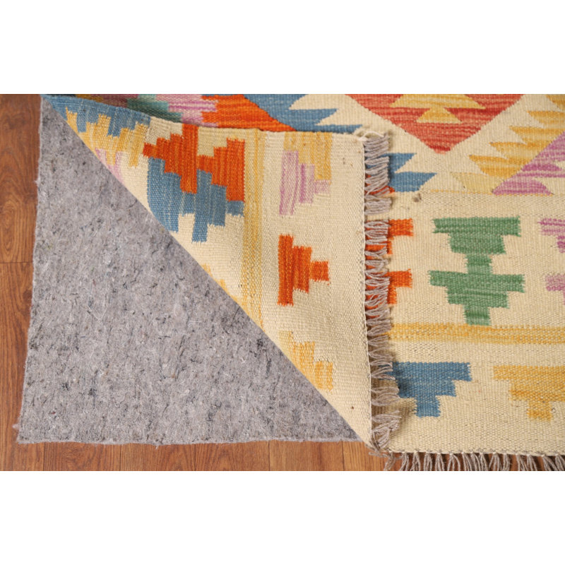 Kilim Reversible Wool Area Rug 5x7