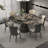 Modern simple marble round dining table-103109210