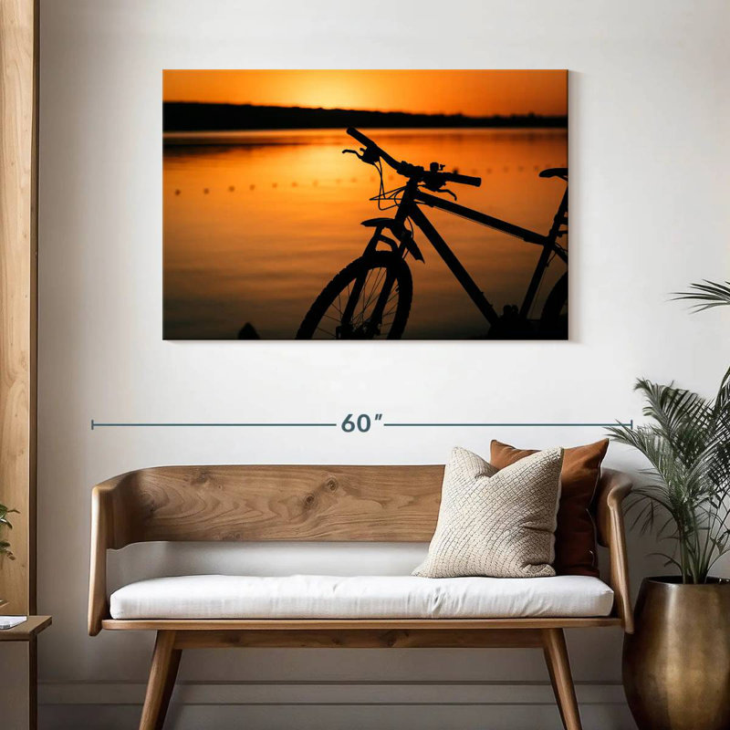 Silhouette de vélo Mehar, H 30 po x l 45 po