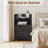 Basic Nightstand With Charging Station And LED Lighting, 2 Drawers-174686579
